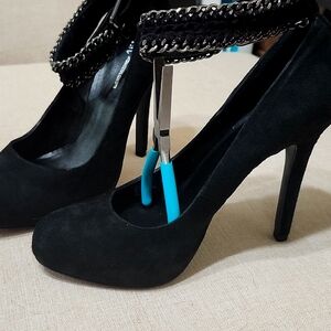 Black Suede pumps